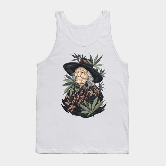 Weedy Grandma Tank Top by loskotno